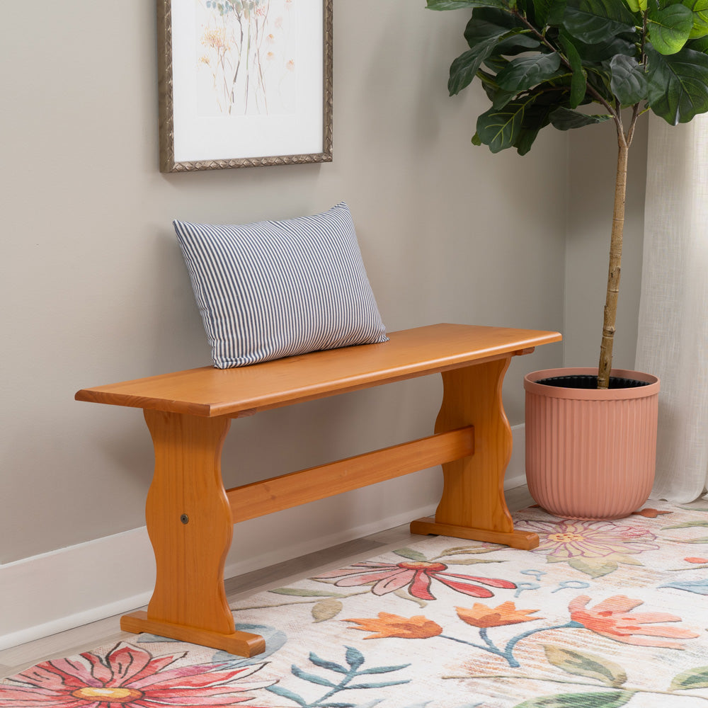 Linon Home Decor - Chelsea Nook Bench, Natural - 90367N2-01-KD-U view 8