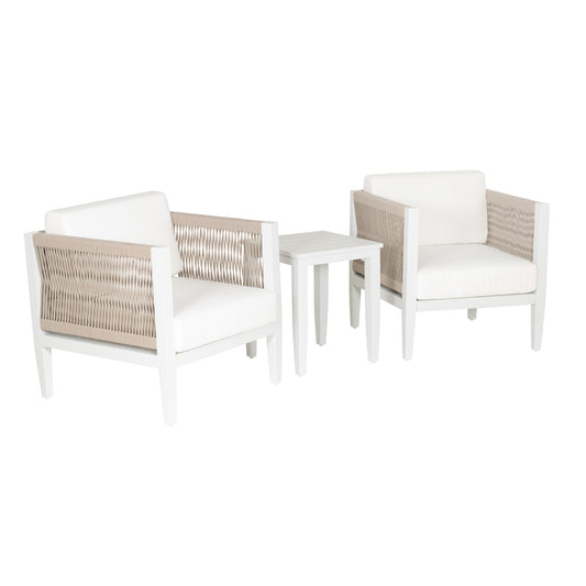 Linon Home Decor - Claiborne Outdoor 3PC Set White - OD71WHT3PK view 1