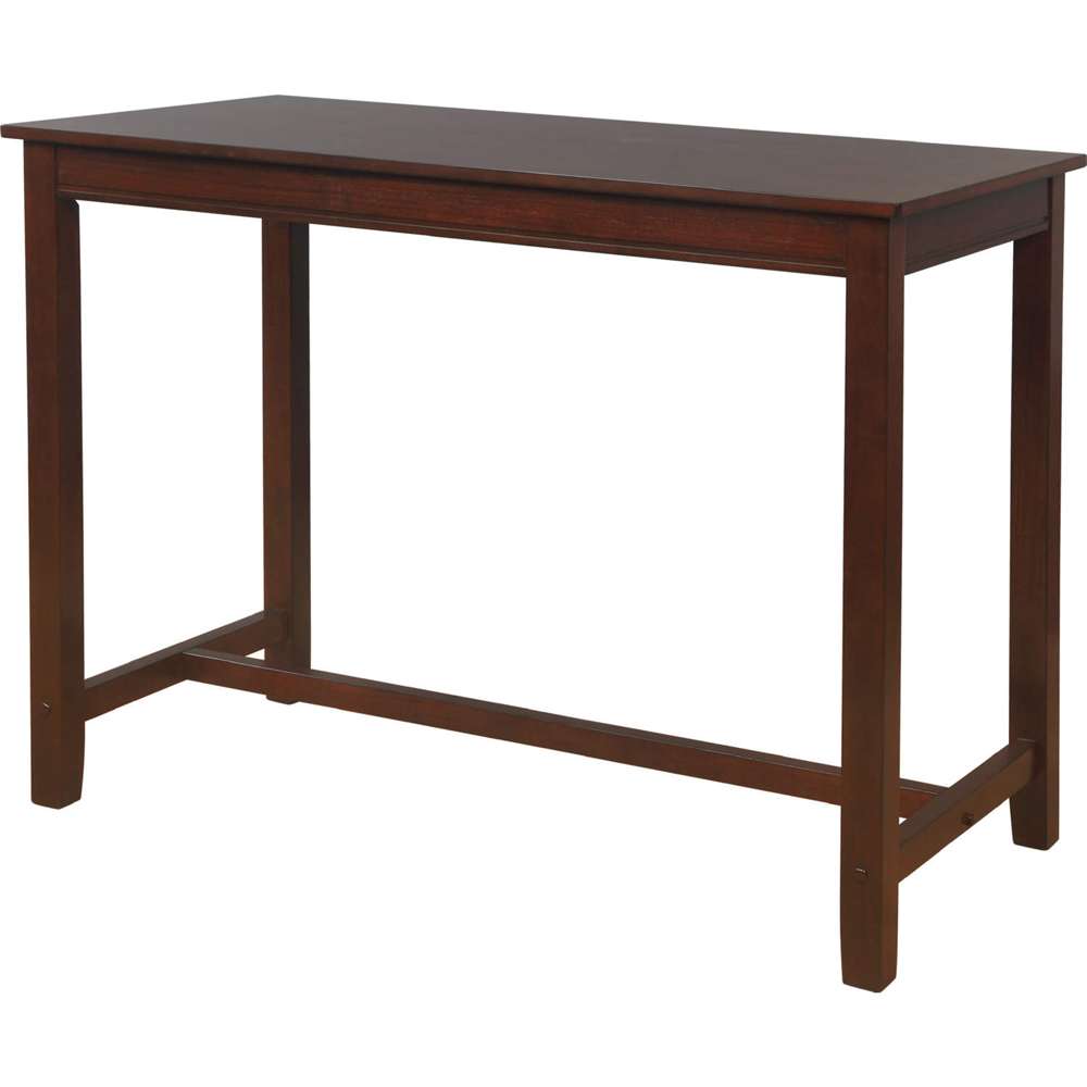 Linon Home Decor - Claridge 36 Inch Counter Height Pub Table, Brown - CPT102BRN01U view 1