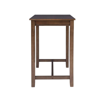 Linon Home Decor - Claridge 36 Inch Counter Height Pub Table, Rustic Brown - CPT100RUS01U view 3
