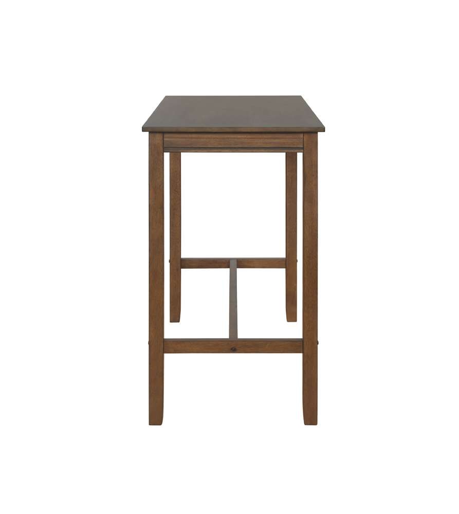 Linon Home Decor - Claridge 42 Inch Bar Height Pub Table, Rustic Brown - BPT100RUS01U veiw 3