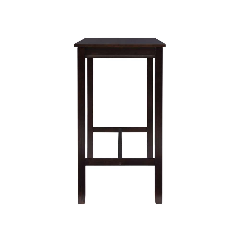 Linon Home Decor - Claridge 42 Inch Bar Height Pub Table, Walnut - BPT101WAL01U veiw 3