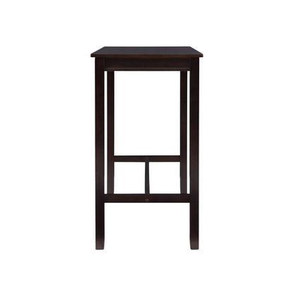 Linon Home Decor - Claridge 42 Inch Bar Height Pub Table, Walnut - BPT101WAL01U veiw 3
