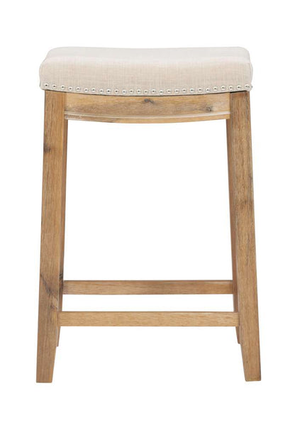 Linon Home Decor - Claridge Acacia Wood Counter Stool - CS216NAT01 veiw 2