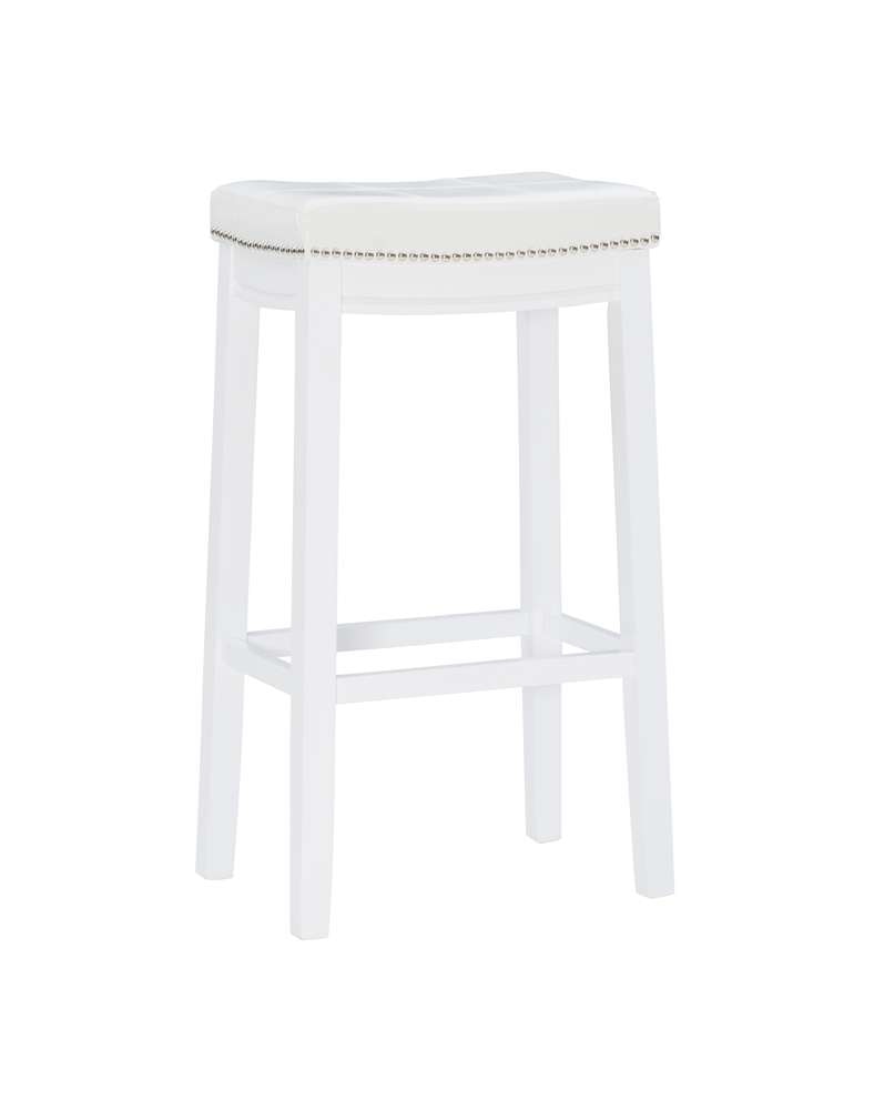 Linon Home Decor - Claridge Barstool White  - BS254WHT01U veiw 1