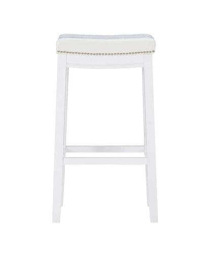 Linon Home Decor - Claridge Barstool White  - BS254WHT01U veiw 2