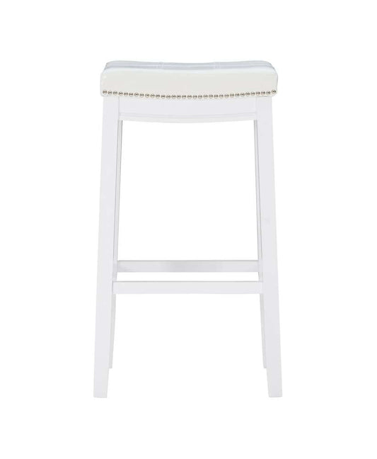 Linon Home Decor - Claridge Barstool White  - BS254WHT01U veiw 2