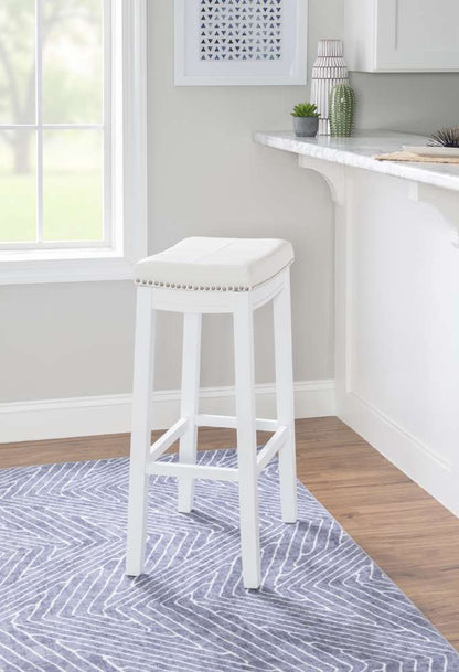 Linon Home Decor - Claridge Barstool White  - BS254WHT01U veiw 6