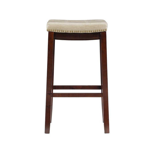 Linon Home Decor - Claridge Beige Bar Stool - 55816JUTE01U veiw 2
