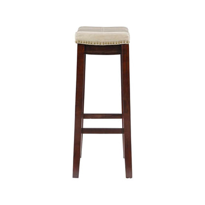 Linon Home Decor - Claridge Beige Bar Stool - 55816JUTE01U veiw 3