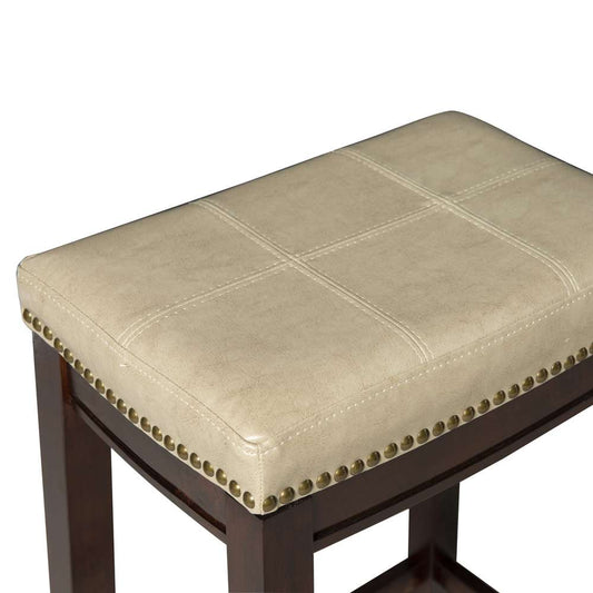 Linon Home Decor - Claridge Beige Counter Stool (Set of 2) - CS286JUTE02PKU veiw 2