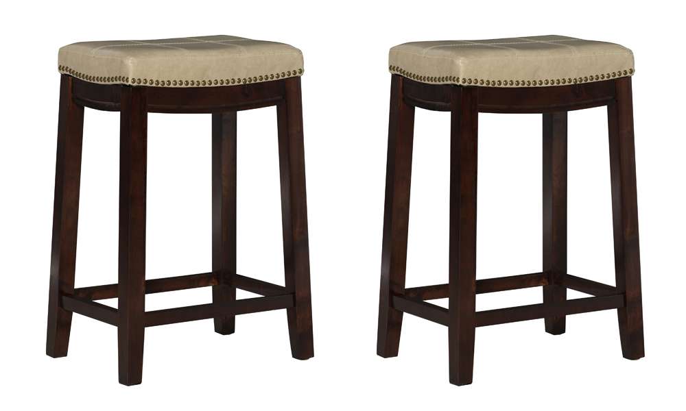Linon Home Decor - Claridge Beige Counter Stool (Set of 2) - CS286JUTE02PKU view 1