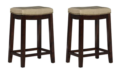Linon Home Decor - Claridge Beige Counter Stool (Set of 2) - CS286JUTE02PKU view 1