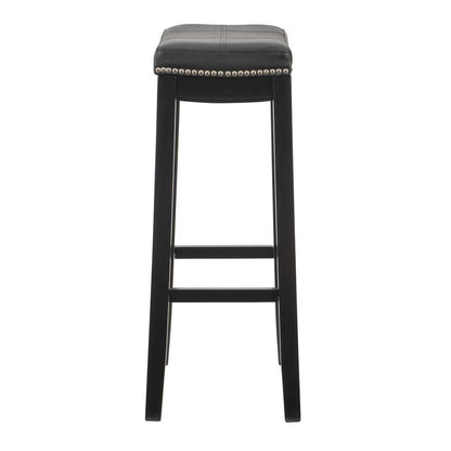 Linon Home Decor - Claridge Black Bar Stool - 55816BLK01U veiw 3