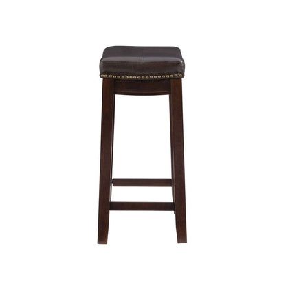 Linon Home Decor - Claridge Brown Counter Stool  - 55815BRNPU-01-KD-U veiw 3