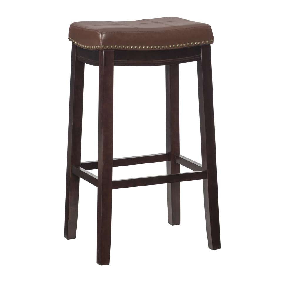 Linon Home Decor - Claridge Cognac Bar Stool - BS234COG01U veiw 1
