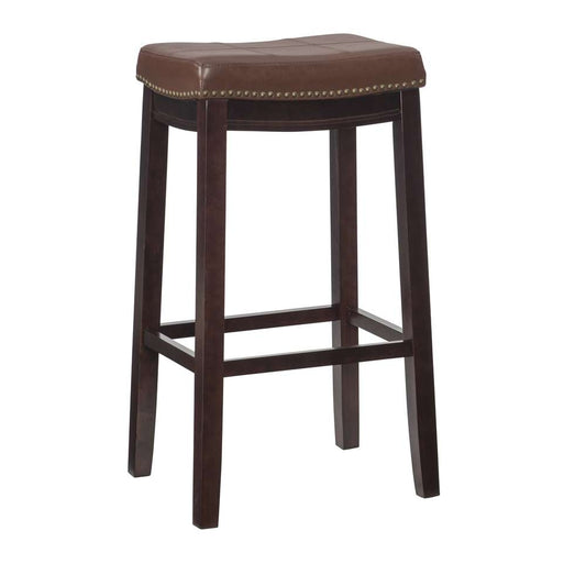 Linon Home Decor - Claridge Cognac Bar Stool - BS234COG01U veiw 1