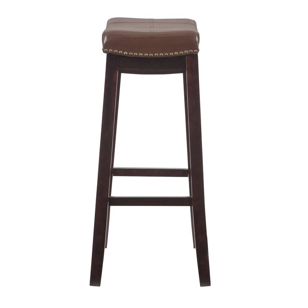 Linon Home Decor - Claridge Cognac Bar Stool - BS234COG01U veiw 3