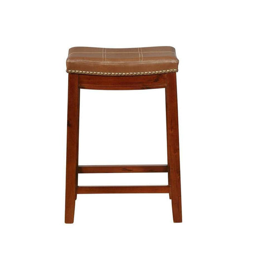 Linon Home Decor - Claridge Cognac Counter Stool - CS234COG01U veiw 1