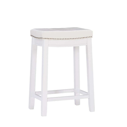 Linon Home Decor - Claridge Counter Stool White  - CS254WHT01U veiw 1