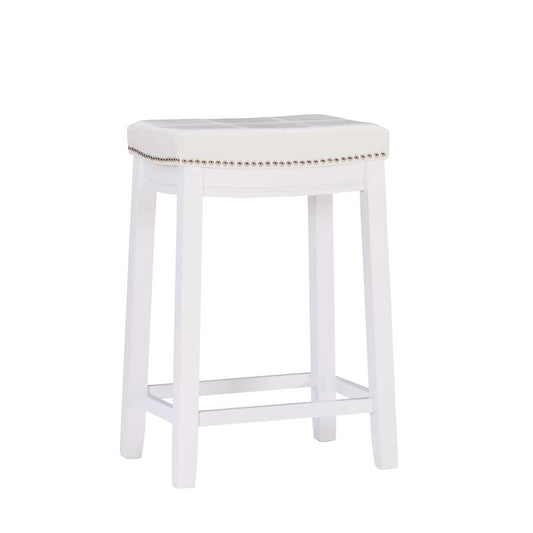 Linon Home Decor - Claridge Counter Stool White  - CS254WHT01U veiw 1