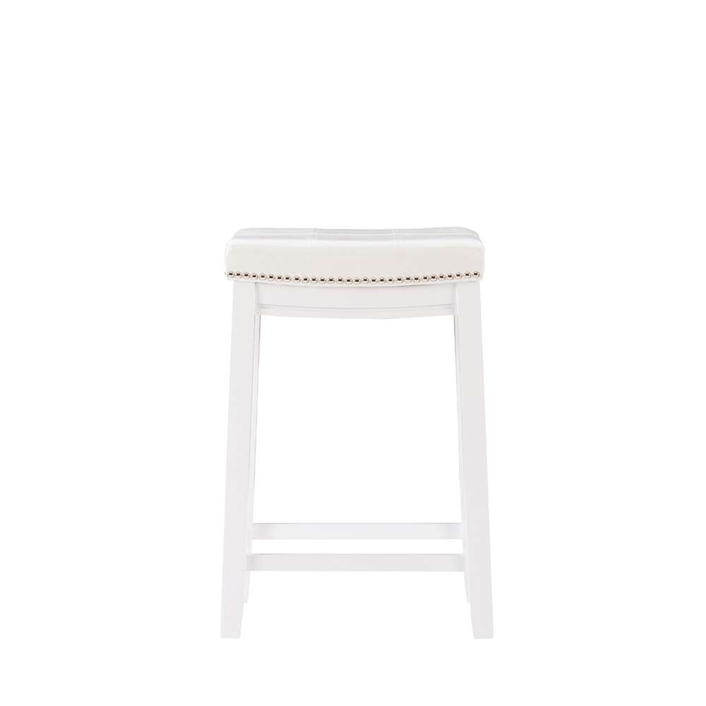 Linon Home Decor - Claridge Counter Stool White  - CS254WHT01U veiw 2