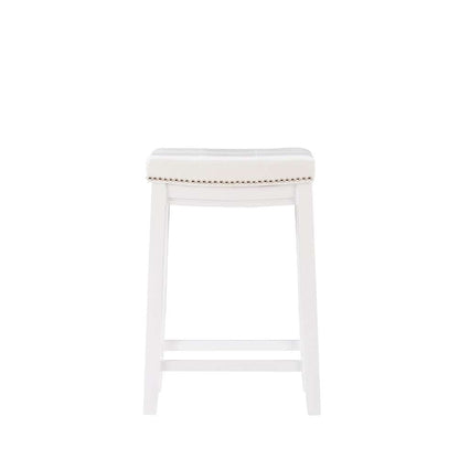Linon Home Decor - Claridge Counter Stool White  - CS254WHT01U veiw 2