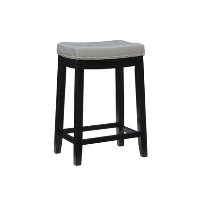 Linon Home Decor - Claridge Gray Counter Stool - CS220GRY01U veiw 1