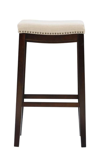 Linon Home Decor - Claridge Linen Bar Stool - 98326WAL-01-KD veiw 2