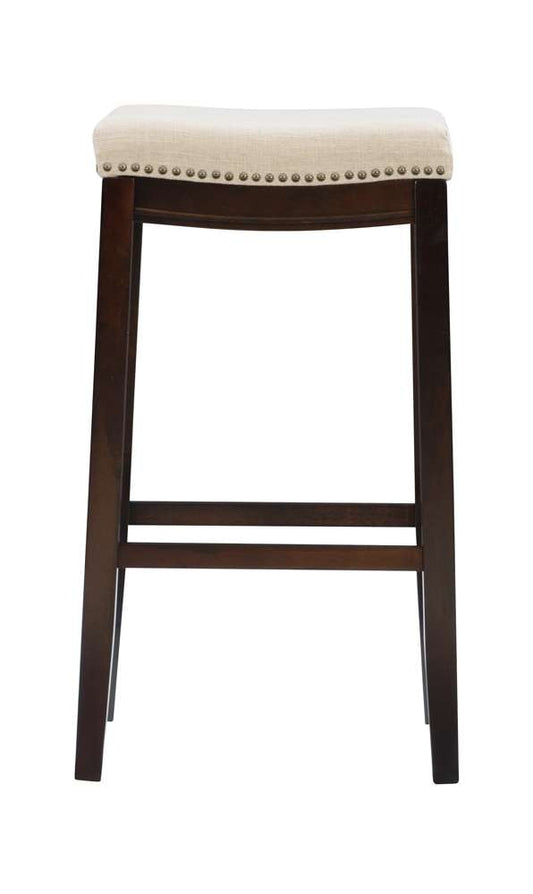 Linon Home Decor - Claridge Linen Bar Stool - 98326WAL-01-KD veiw 2