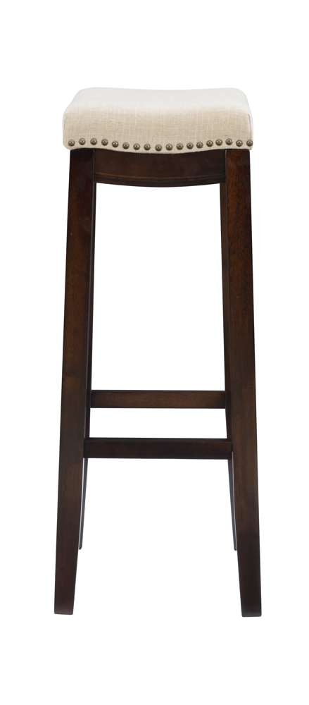 Linon Home Decor - Claridge Linen Bar Stool - 98326WAL-01-KD veiw 3