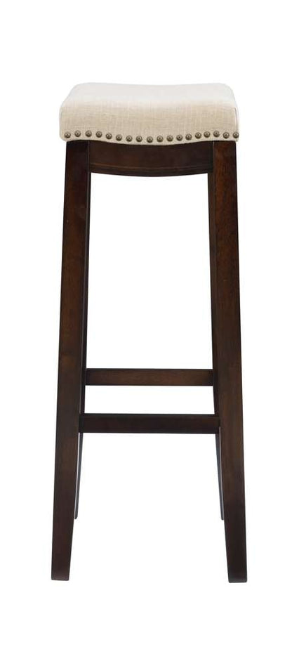 Linon Home Decor - Claridge Linen Bar Stool - 98326WAL-01-KD veiw 3