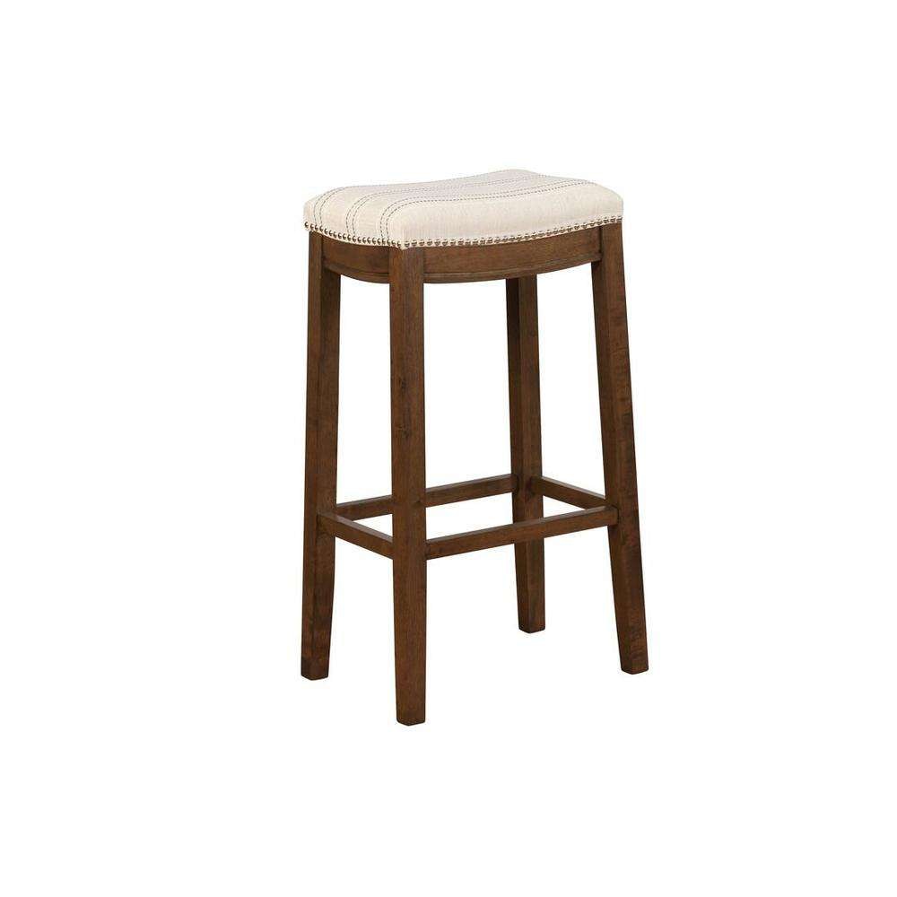 Linon Home Decor - Claridge Natural Bar Stool - BS229NAT01U veiw 1