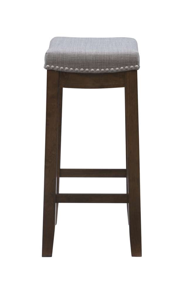 Linon Home Decor - Claridge Rustic Counter Stool - CS227GRY01U view 3