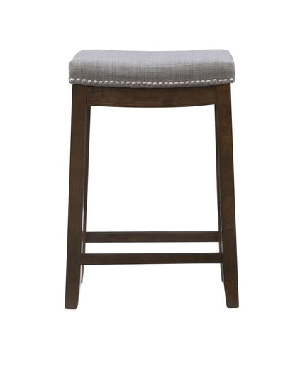 Linon Home Decor - Claridge Rustic Counter Stool - CS227GRY01U veiw 2