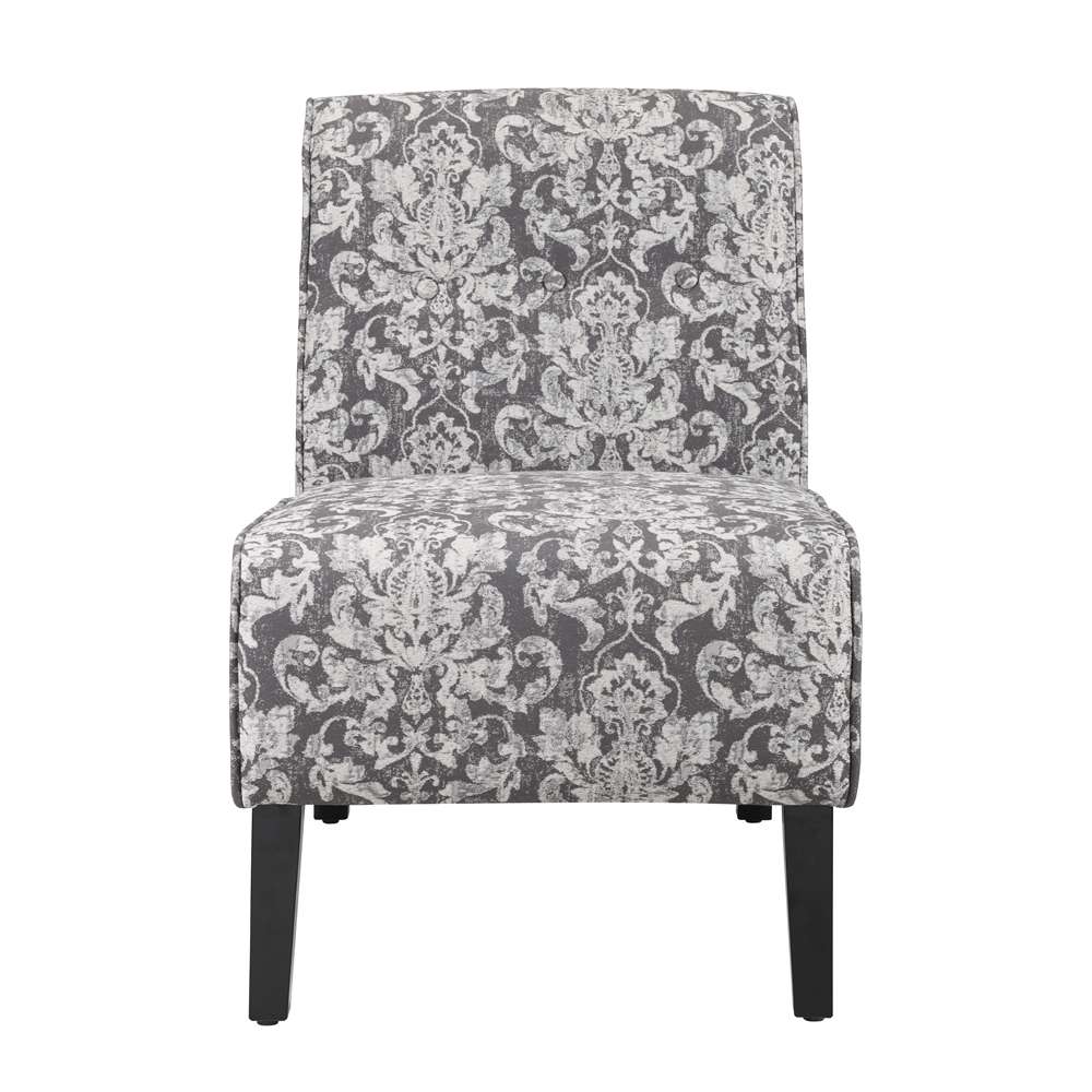 Linon Home Decor - Coco Accent Chair - Gray Damask - 36096GDAM-01-KD-U veiw 5