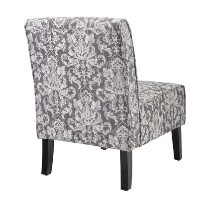 Linon Home Decor - Coco Accent Chair - Gray Damask - 36096GDAM-01-KD-U veiw 6