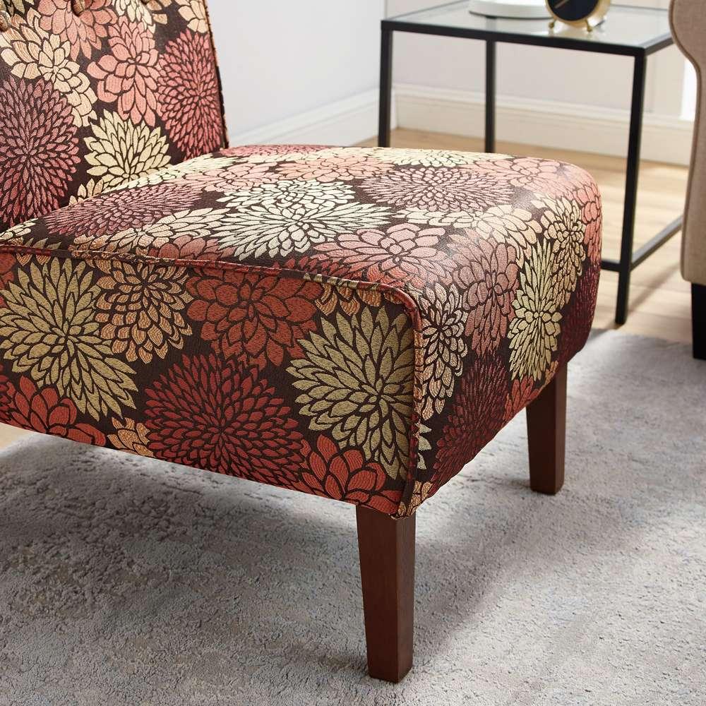Linon Home Decor - Coco Accent Chair - Harvest - 36096HAR-01-KD-U veiw 2