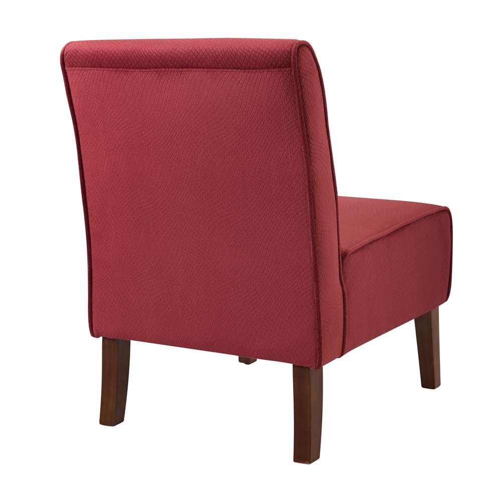 Linon Home Decor - Coco Accent Chair - Red - 36096RED-01-KD-U veiw 6