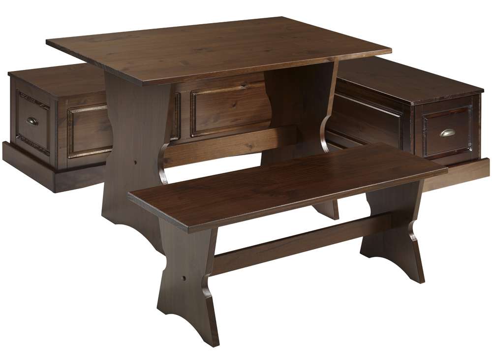 Linon Home Decor - Colby Backless Nook - KNK150WALABU veiw 1