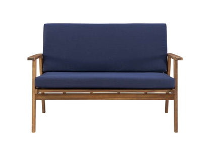 Linon Home Decor - Cole Outdoor Chat 4 Piece Seating Set With Blue Cushions - OD27BLUSETABU veiw 4