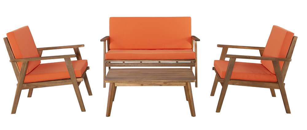 Linon Home Decor - Cole Outdoor Chat Set - OD27ORGSETABU veiw 2