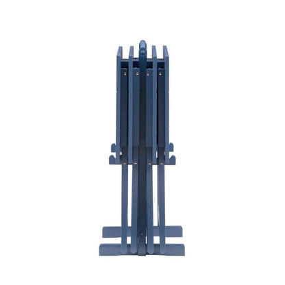 Linon Home Decor - Compass Tray Table Set Navy - TT510NVY01ASU veiw 3