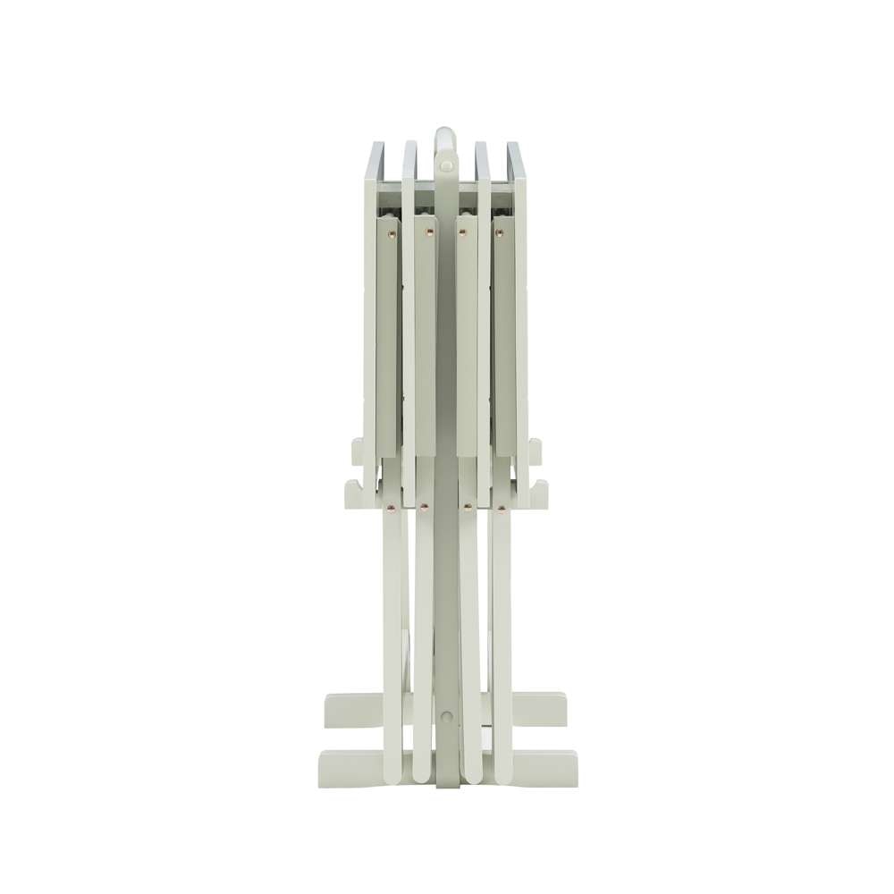 Linon Home Decor - Compass Tray Table Set - TT510DGRST01 veiw 3