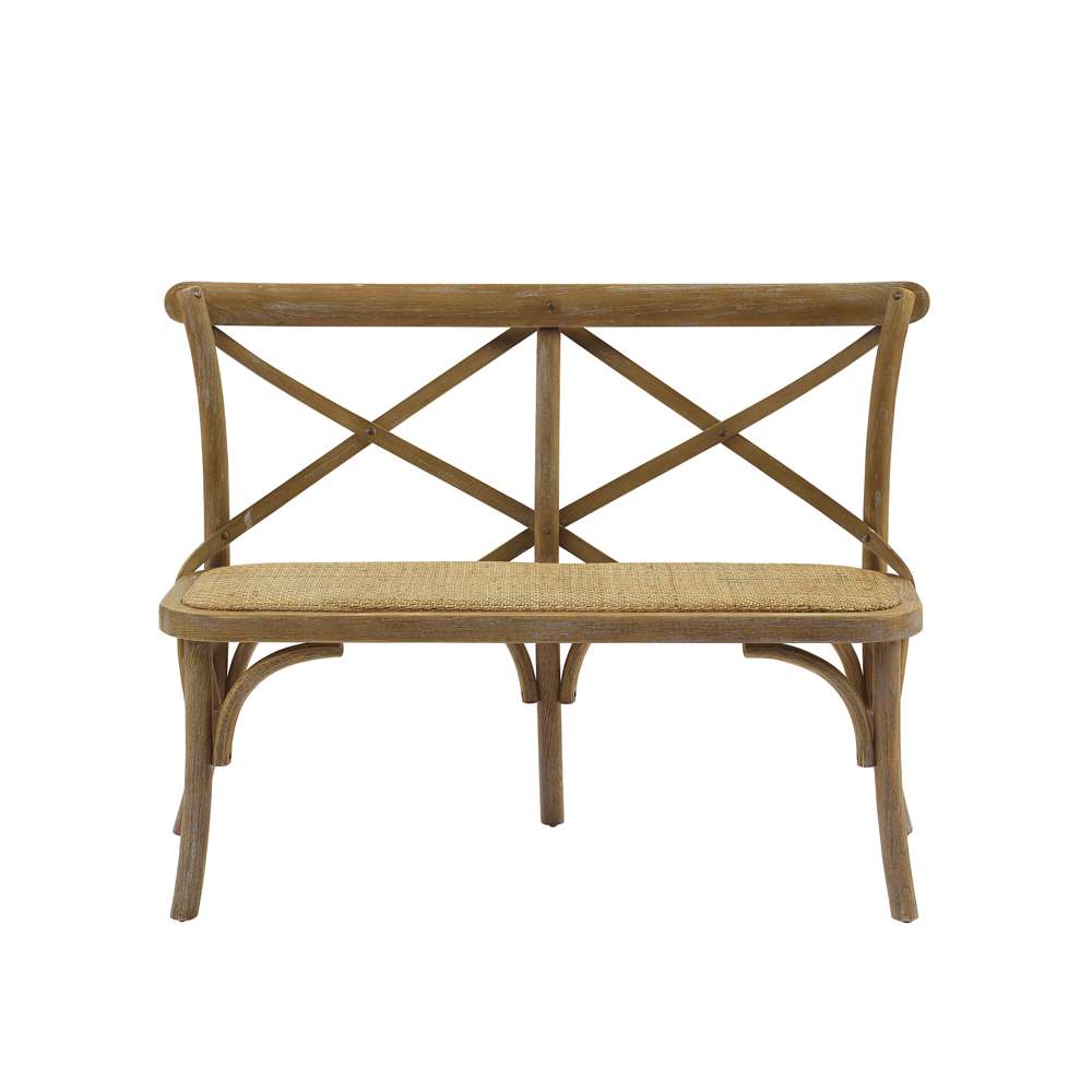 Linon Home Decor - Conelly Bentwood Bench, Brown - BH210GRY01ASU veiw 2