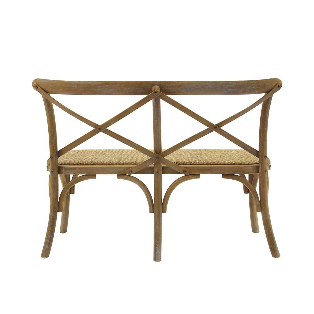 Linon Home Decor - Conelly Bentwood Bench, Brown - BH210GRY01ASU veiw 5