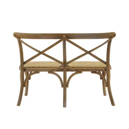 Linon Home Decor - Conelly Bentwood Bench, Brown - BH210GRY01ASU veiw 5