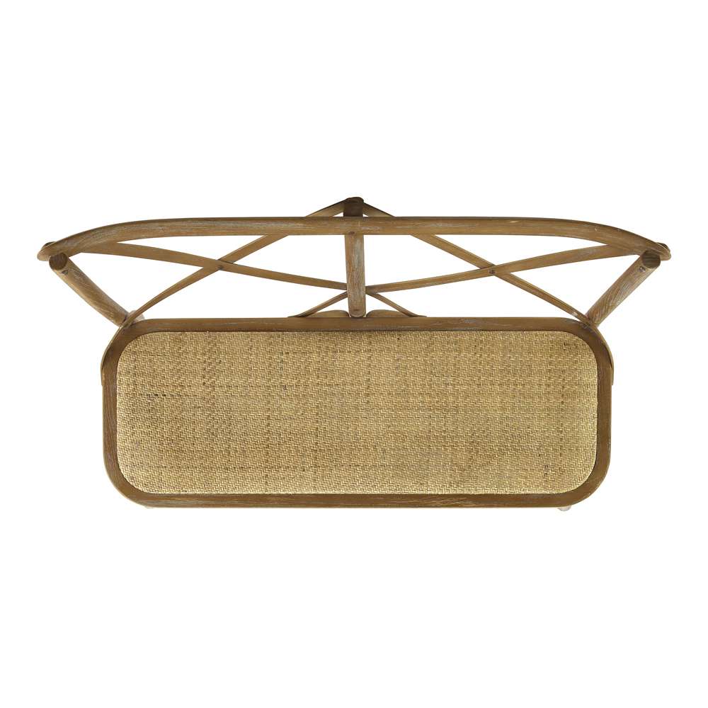 Linon Home Decor - Conelly Bentwood Bench, Brown - BH210GRY01ASU veiw 6
