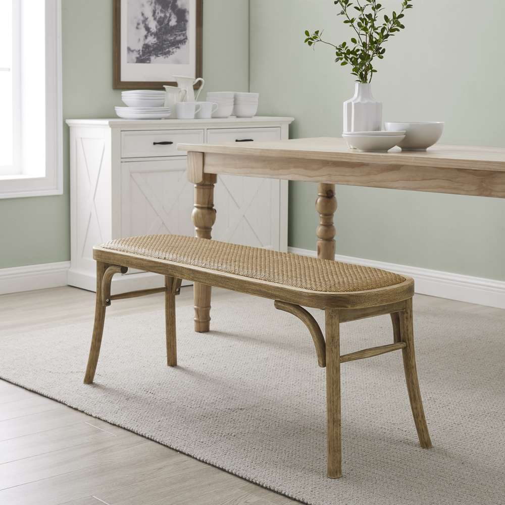 Linon Home Decor - Conelly Bentwood Bench Brown - BH206BRN01U veiw 6