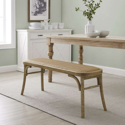 Linon Home Decor - Conelly Bentwood Bench Brown - BH206BRN01U veiw 6